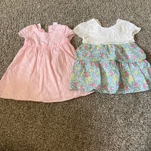 Baby girls Gap and Koala Kids eyelet dress bundle size 18months